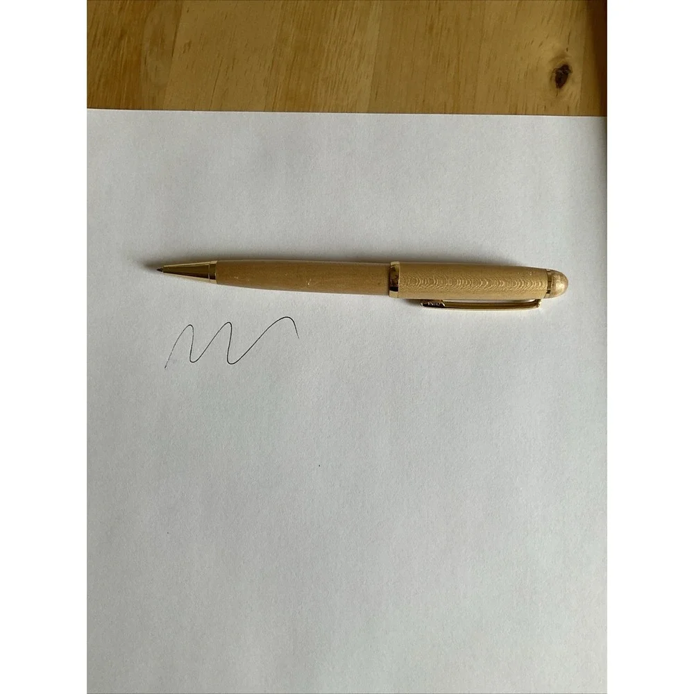 Colorado Mountain Souvenir Wooden Ballpoint‎ Pen and Engraved Wood Case Set